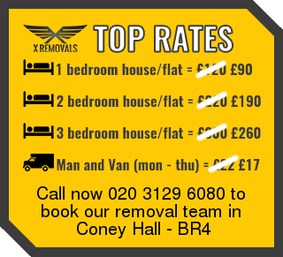 Removal rates forBR4 - Coney Hall